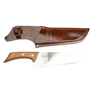 Faca Picanheira AÇO INOX 10" Bainha Couro