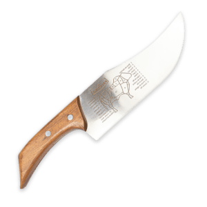 Faca Picanheira AÇO INOX 10" com Estojo Madeira